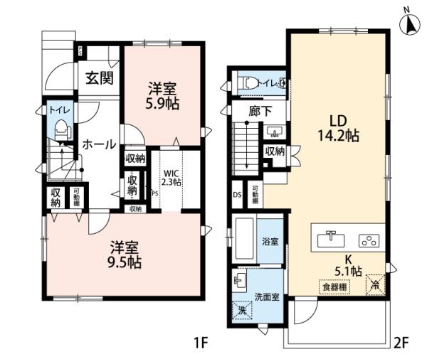 三郷市早稲田４丁目の貸家