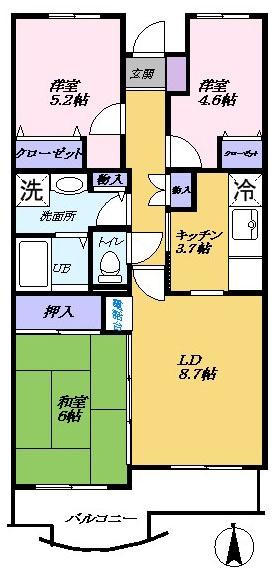 メゾンドベール早稲田3