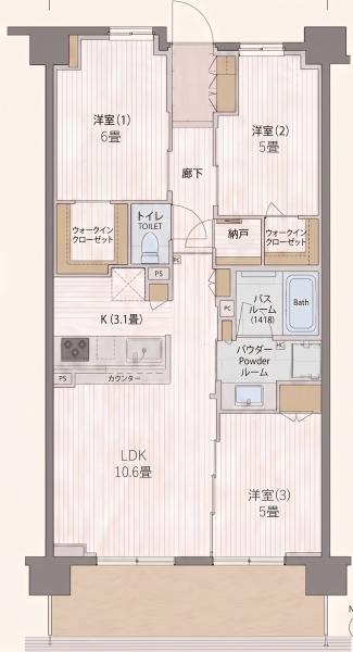 シティハウス三郷中央ステーションコート