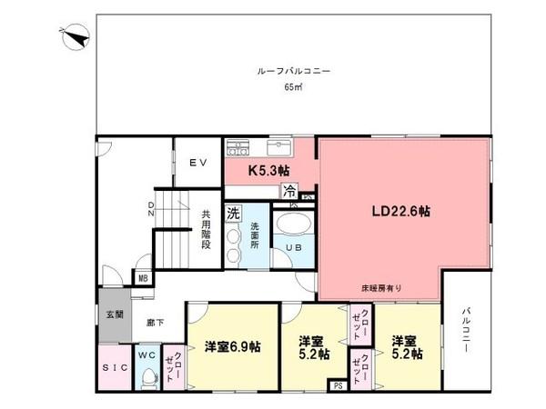 プラチナテラス・ロイロ(間取り)