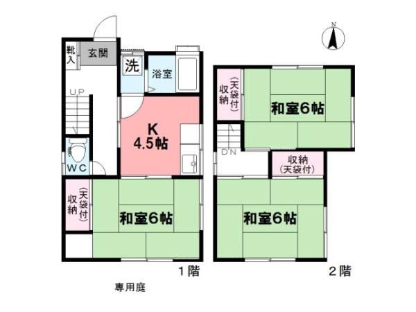 貸家清水3-4