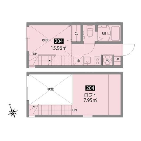 チトフナアパートメント　2Ｆ
