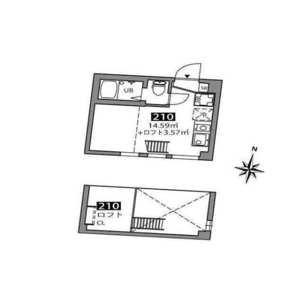 マツバラハウス 2F(間取り)