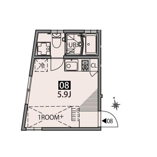 テラス上北沢 1F(間取り)