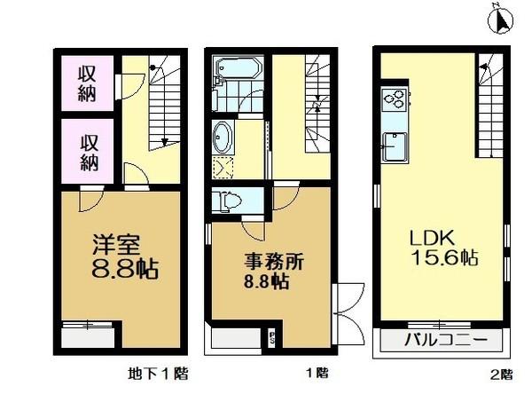 世田谷区松原５丁目の貸家