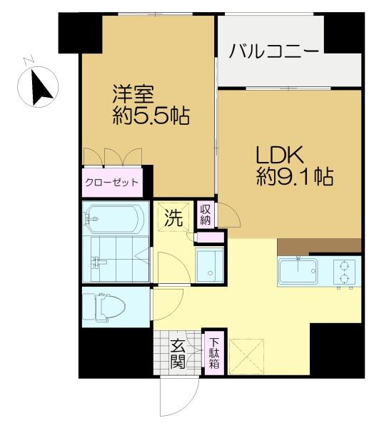 クレストコート世田谷松原　5F