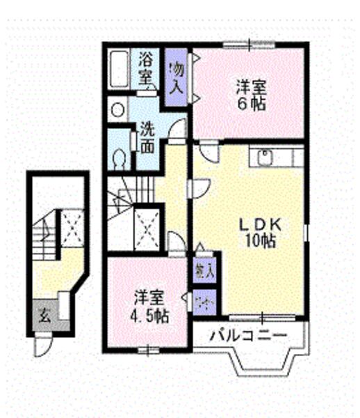 四街道市大日のアパート