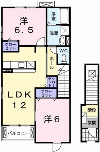 四街道市もねの里２丁目のアパート