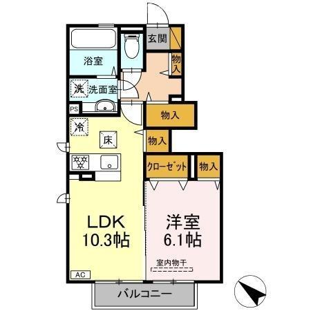 佐倉市寺崎北２丁目のアパート