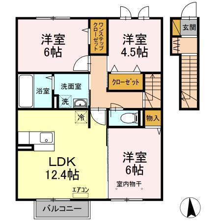 佐倉市鏑木町１丁目のアパート