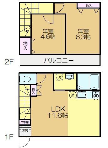 佐倉市江原の貸家