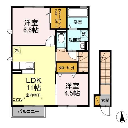 佐倉市鏑木町１丁目のアパート