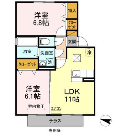 四街道市大日のアパート