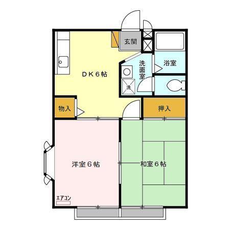 四街道市下志津新田のアパート