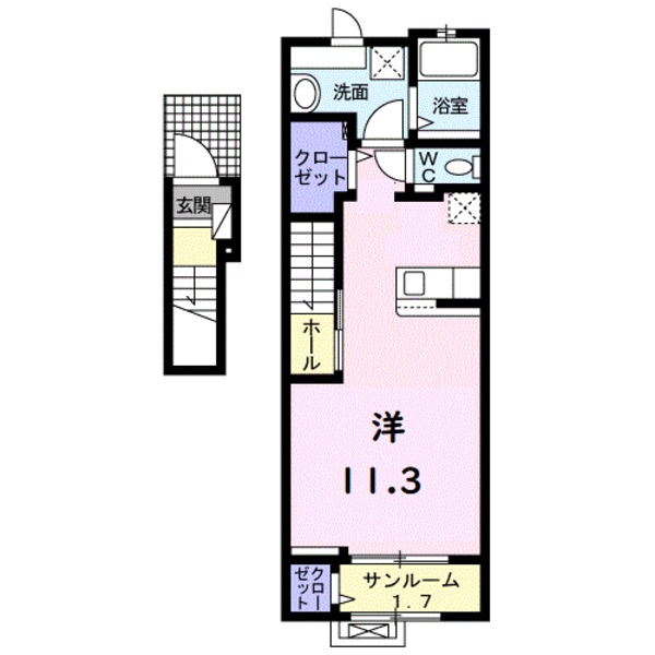 佐倉市上志津のアパート
