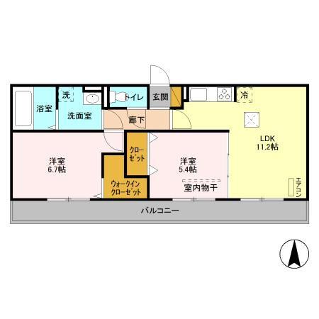 佐倉市寺崎北２丁目のアパート