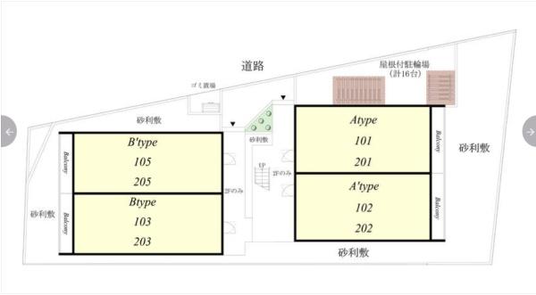 佐倉市井野のアパート