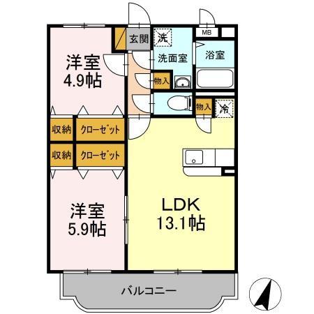 佐倉市六崎のアパート