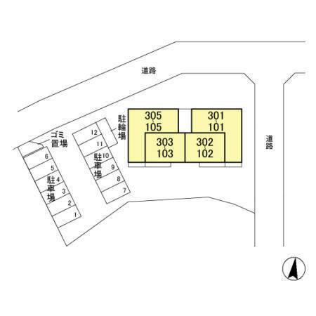 佐倉市寺崎北２丁目のアパート