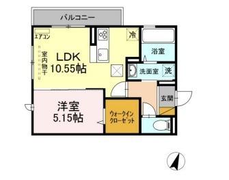 印旛郡酒々井町中川のアパート