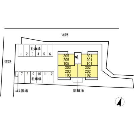 印旛郡酒々井町中川のアパート