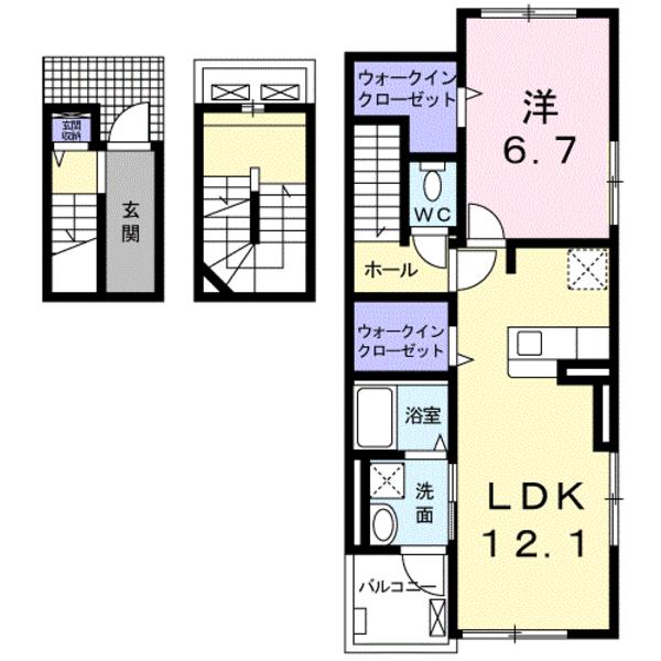 四街道市下志津新田のアパート