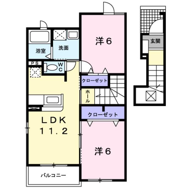 佐倉市上志津原のアパート