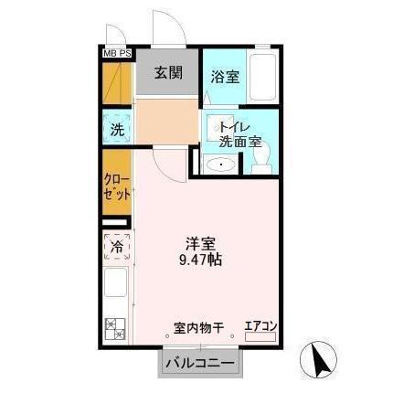 印旛郡酒々井町上岩橋のアパート