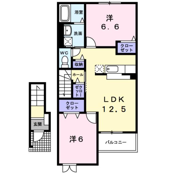 八街市八街ほのアパート
