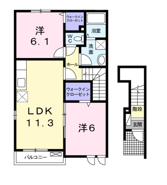 八街市八街にのアパート
