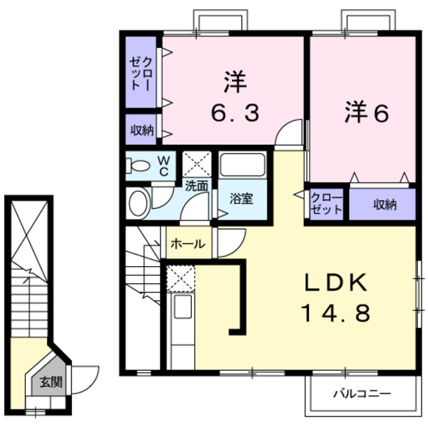 八街市大木のアパート
