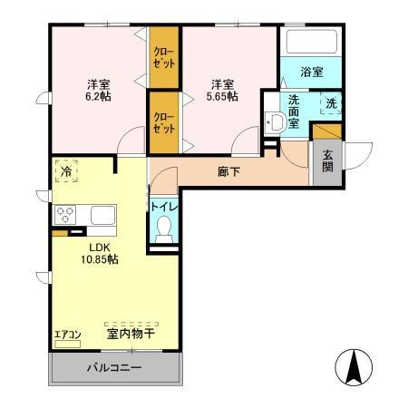 佐倉市寺崎北２丁目のアパート