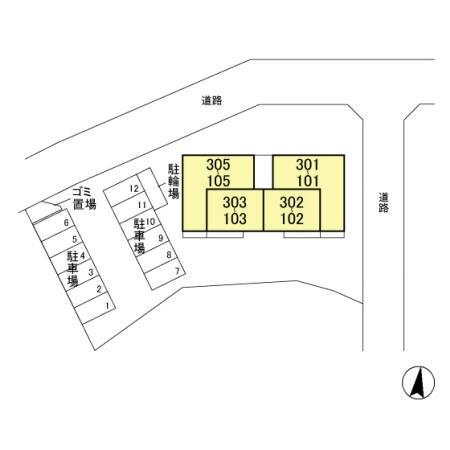 佐倉市寺崎北２丁目のアパート