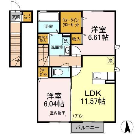 佐倉市鏑木町１丁目のアパート