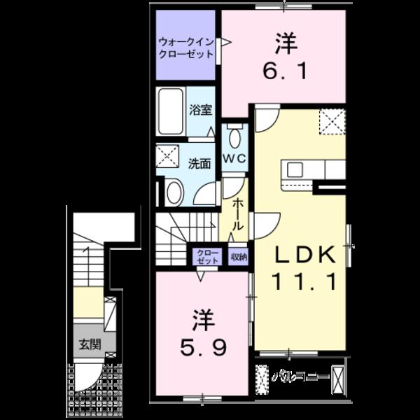 八街市八街ほのアパート