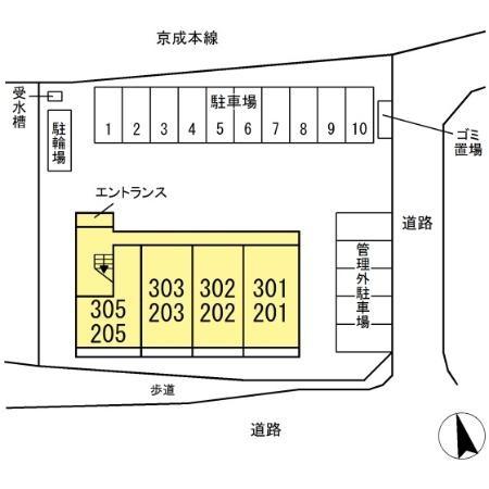 佐倉市栄町のアパート