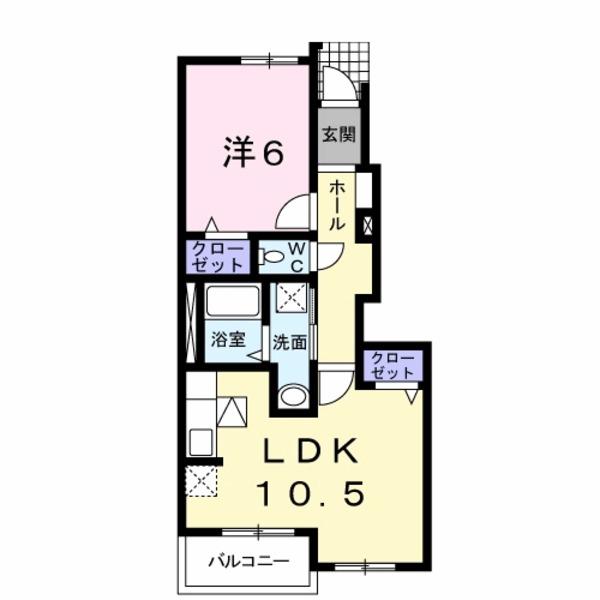 富里市七栄のアパート