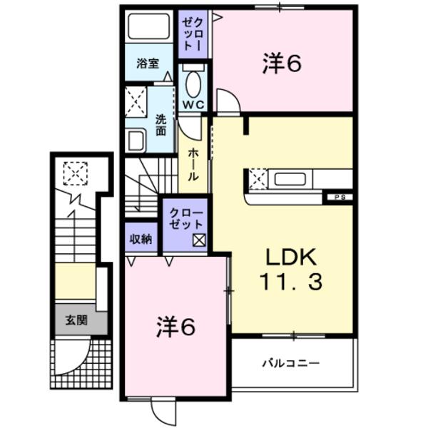 佐倉市上志津原のアパート