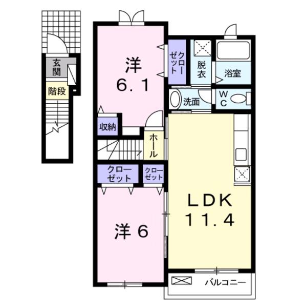 八街市榎戸のアパート