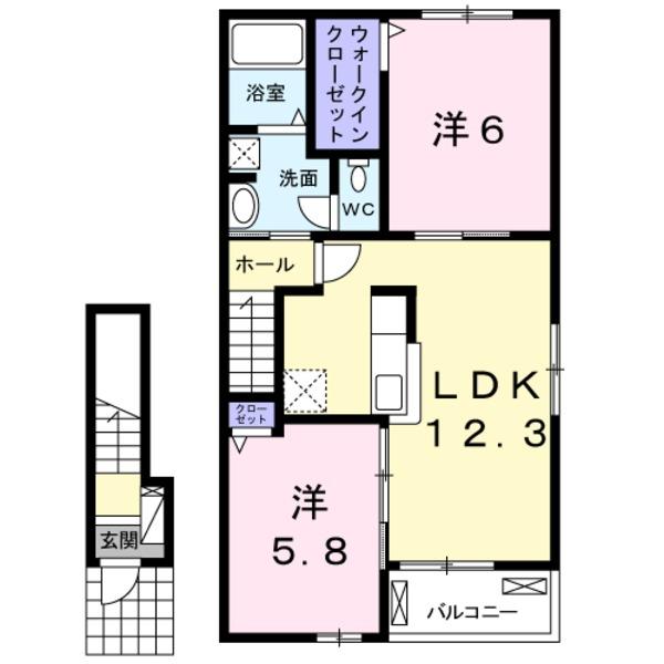 八街市榎戸のアパート