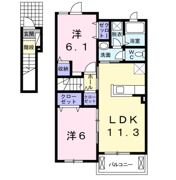 八街市東吉田のアパート