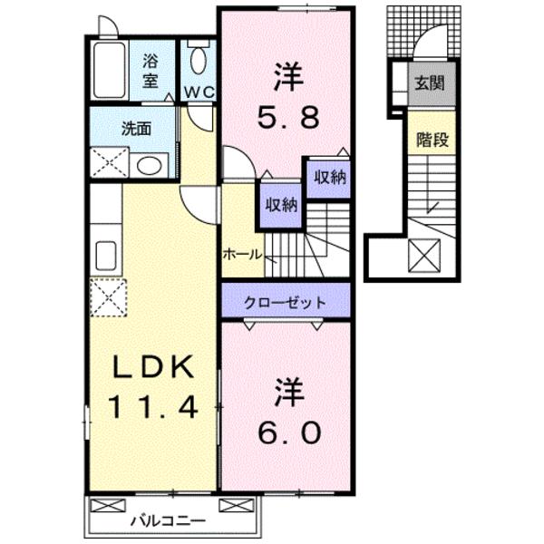 佐倉市上志津原のアパート