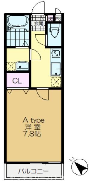 佐倉市上座のアパート