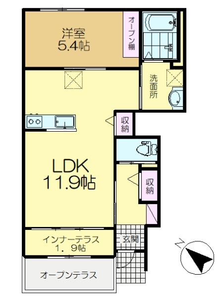 四街道市鹿渡のアパート