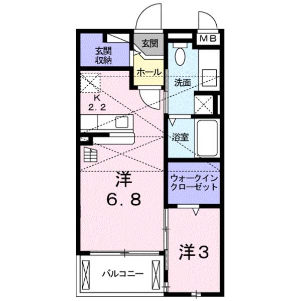 佐倉市上座のアパート