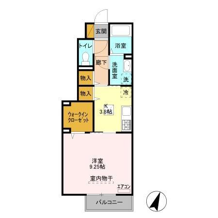 印旛郡酒々井町中川のアパート