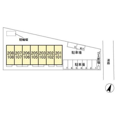 印旛郡酒々井町中川のアパート