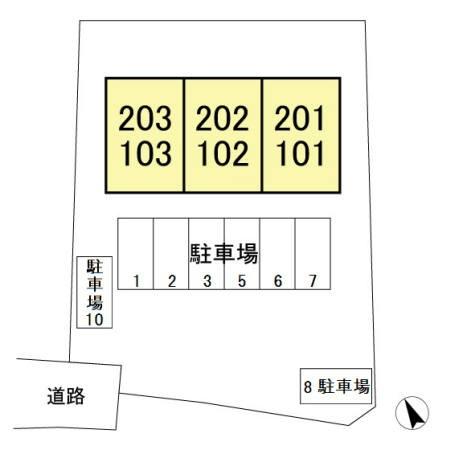 佐倉市城のアパート