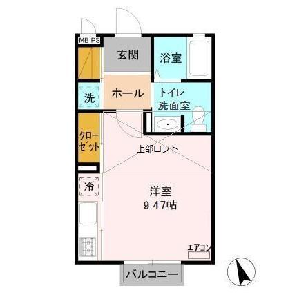 印旛郡酒々井町上岩橋のアパート