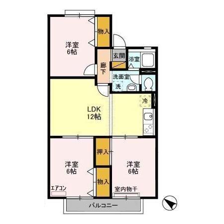 佐倉市上座のアパート